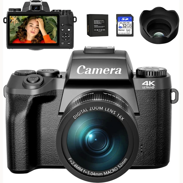 Saneen 8K 64MP WiFi vlogging digital camera